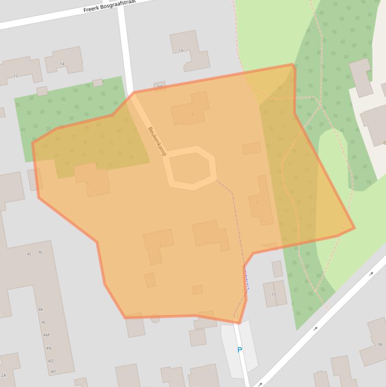 Kaart van postcodegebied 9251CV.