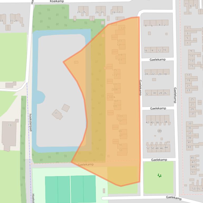 Kaart van postcodegebied 9254ER.