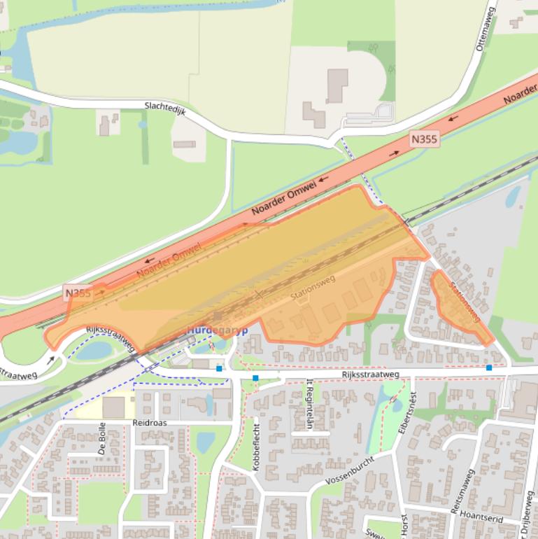 Kaart van postcodegebied 9254HA.