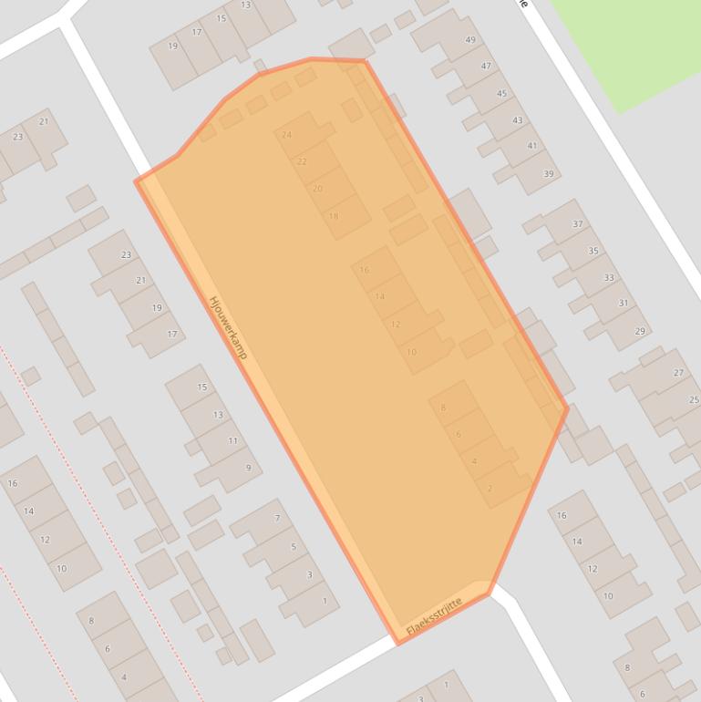 Kaart van postcodegebied 9281NN.