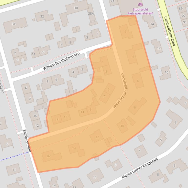 Kaart van postcodegebied 9301GW.