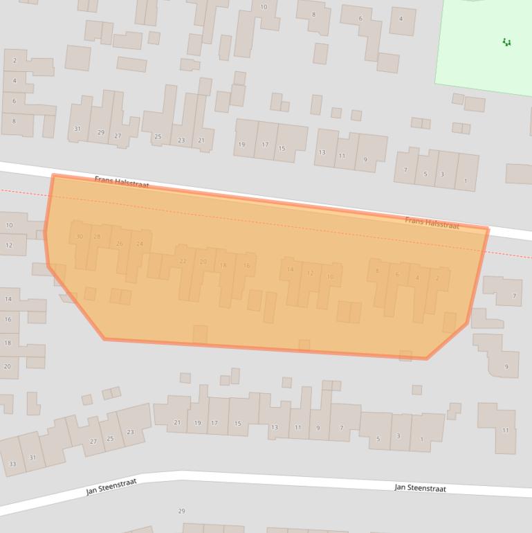 Kaart van postcodegebied 9312PS.