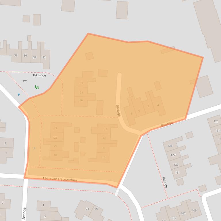 Kaart van postcodegebied 9331LG.