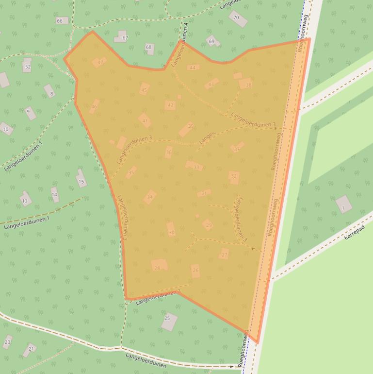 Kaart van postcodegebied 9331WS.