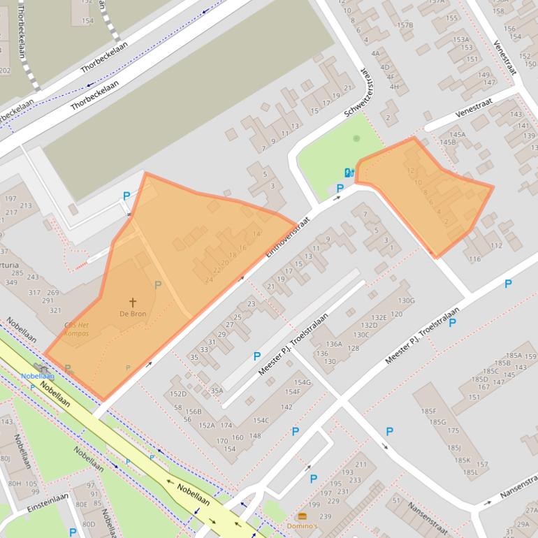 Kaart van postcodegebied 9402CB.