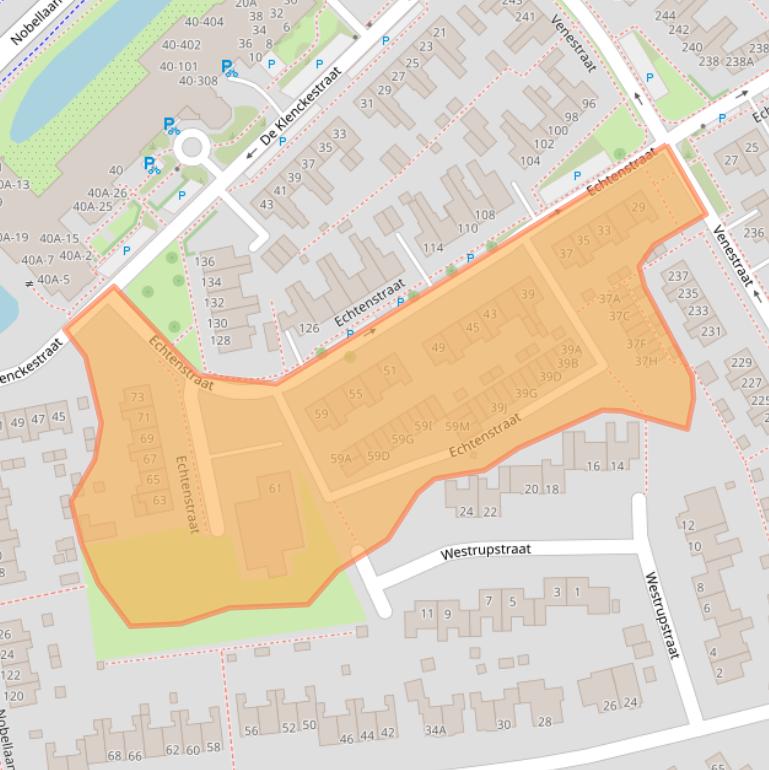 Kaart van postcodegebied 9402JB.