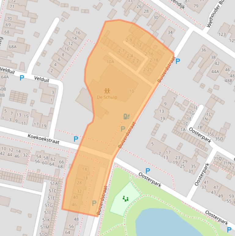 Kaart van postcodegebied 9404BB.