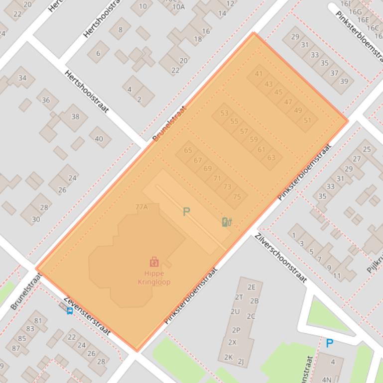 Kaart van postcodegebied 9404KB.