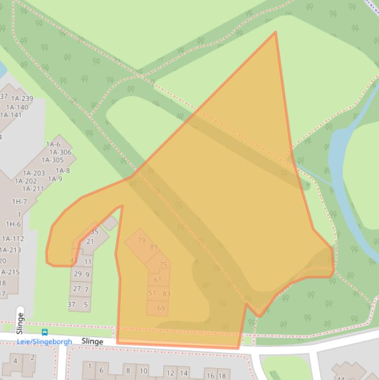 Kaart van postcodegebied 9406EB.