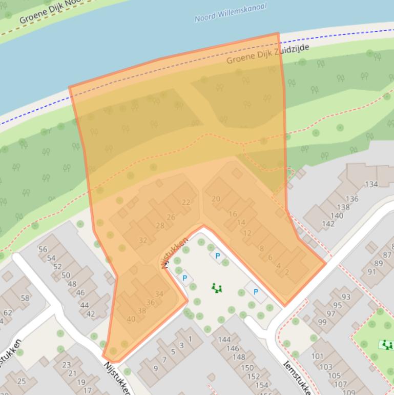 Kaart van postcodegebied 9407KA.