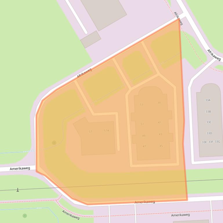 Kaart van postcodegebied 9407TP.