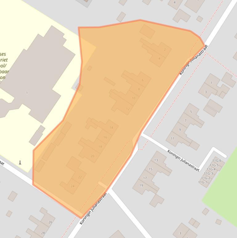 Kaart van postcodegebied 9422HD.