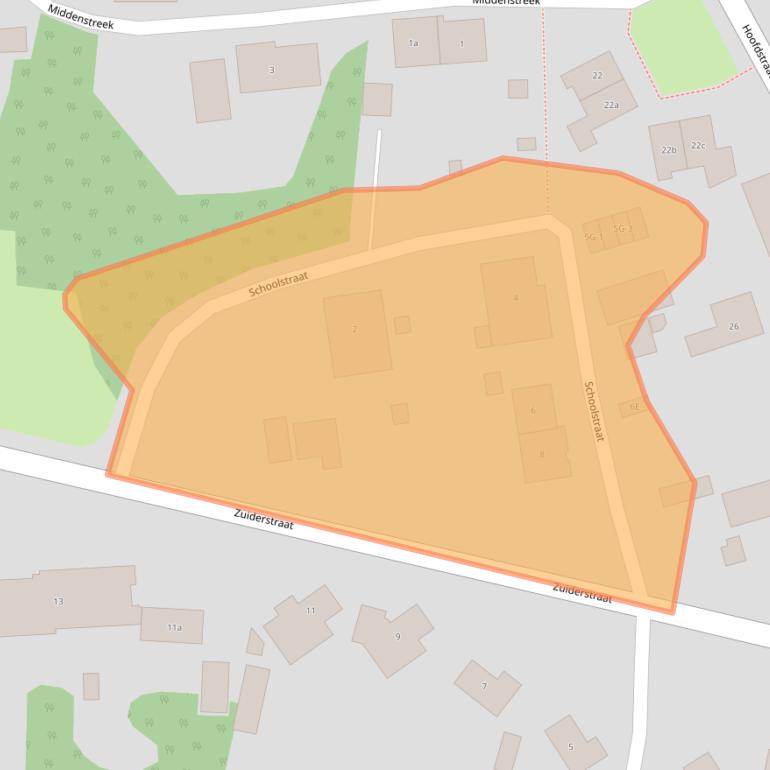 Kaart van postcodegebied 9444PH.