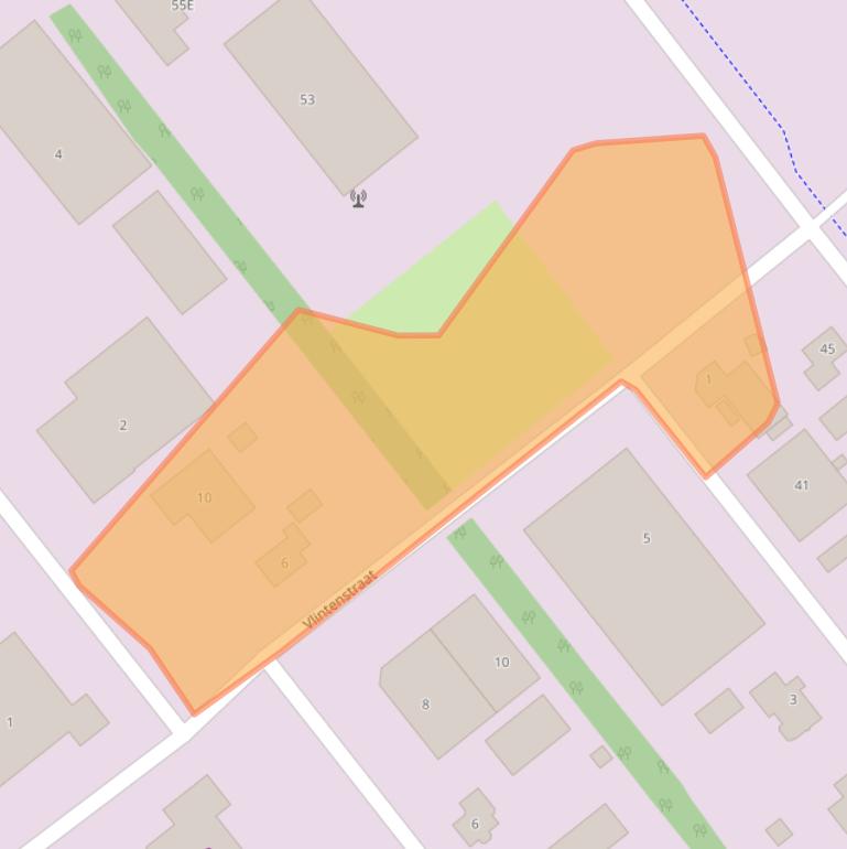 Kaart van postcodegebied 9461HT.