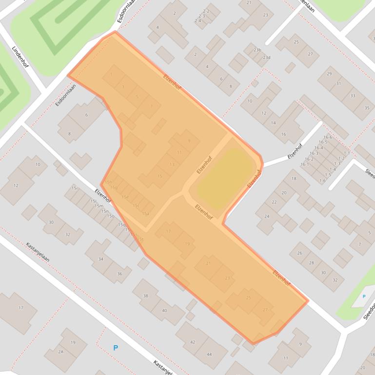 Kaart van postcodegebied 9471SP.