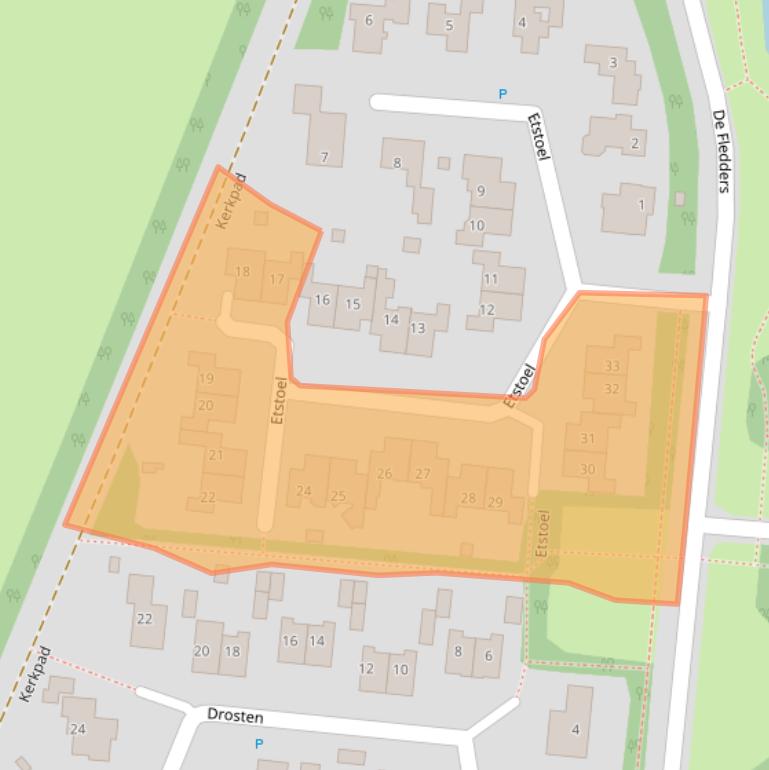 Kaart van postcodegebied 9481GP.