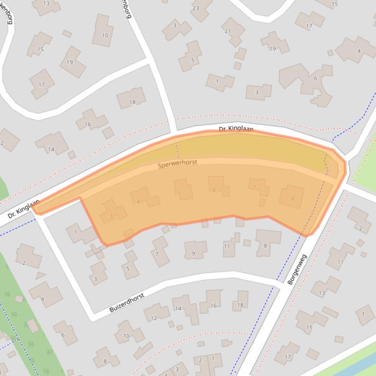Kaart van postcodegebied 9502HK.