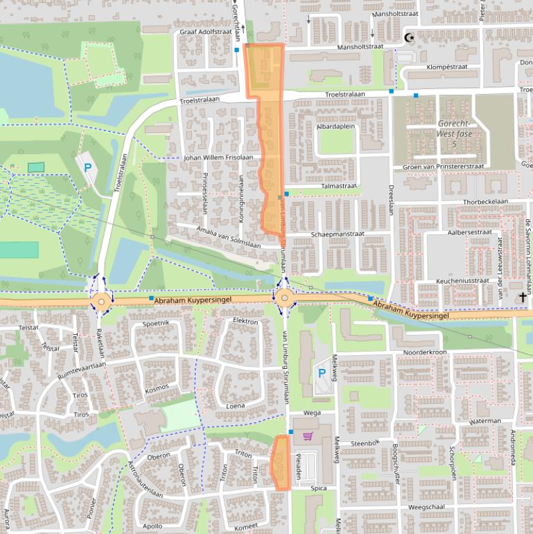 Kaart van postcodegebied 9602GR.