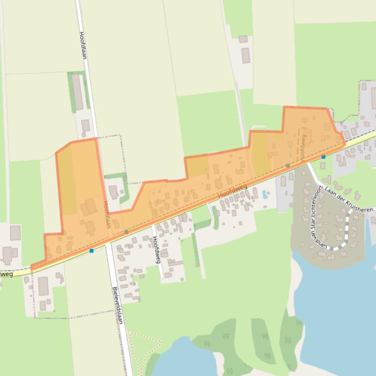 Kaart van postcodegebied 9617AC.