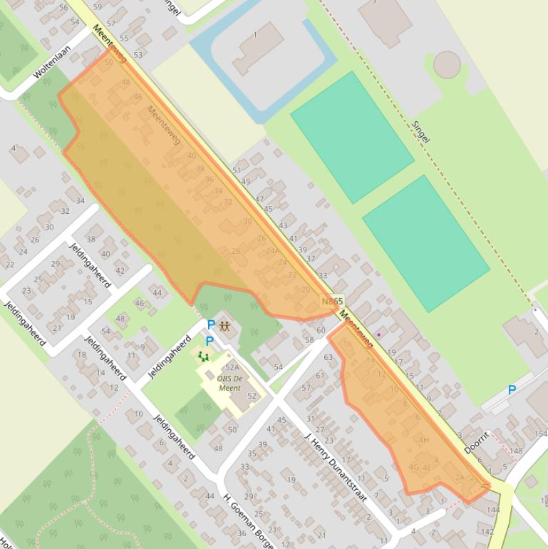 Kaart van postcodegebied 9626BH.
