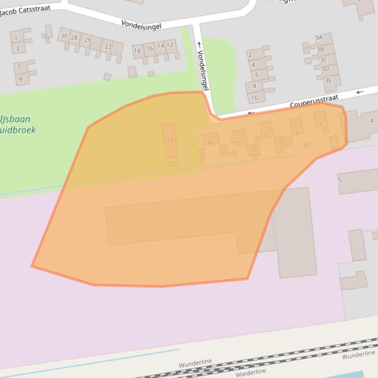 Kaart van postcodegebied 9636DC.