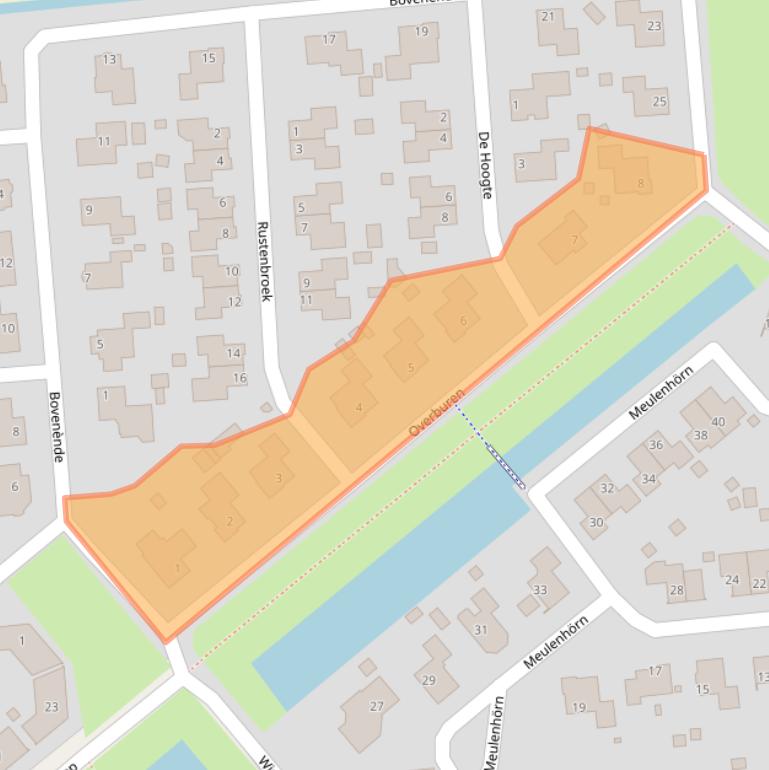 Kaart van postcodegebied 9636HA.