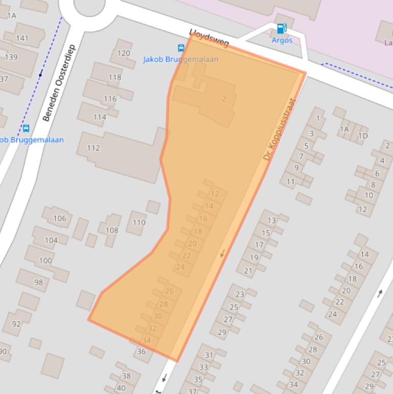 Kaart van postcodegebied 9641CH.