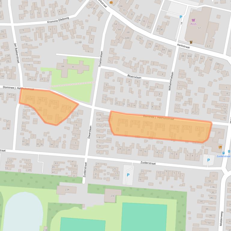 Kaart van postcodegebied 9649HD.