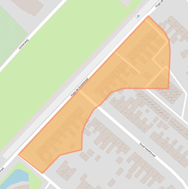 Kaart van postcodegebied 9665LW.