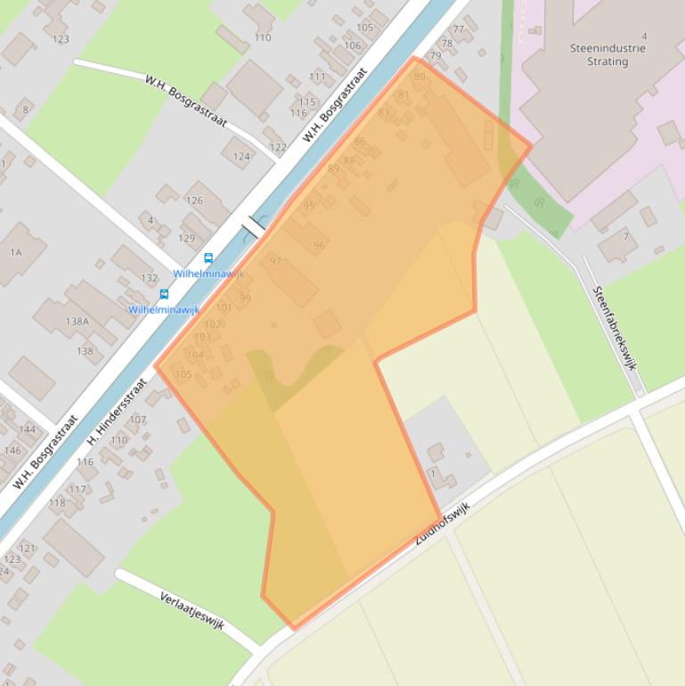 Kaart van postcodegebied 9665RD.