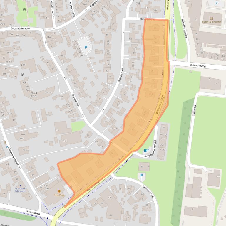 Kaart van postcodegebied 9671BP.