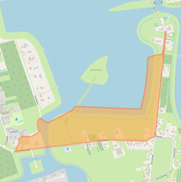 Kaart van postcodegebied 9682VK.