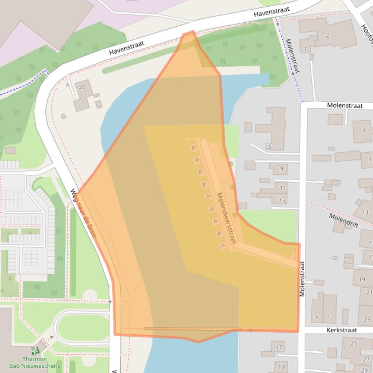 Kaart van postcodegebied 9693EL.