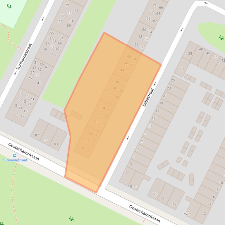 Kaart van postcodegebied 9715PM.