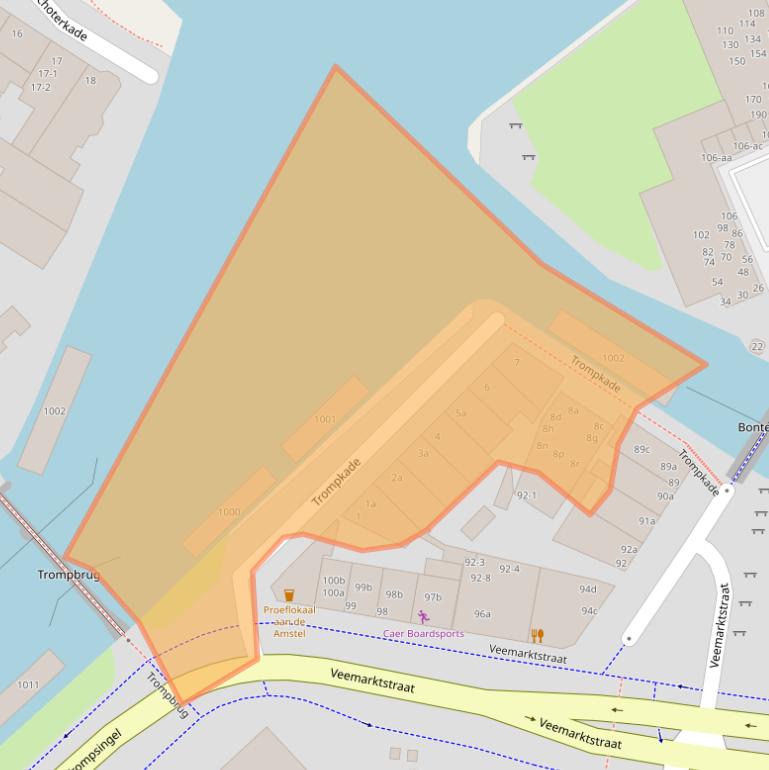 Kaart van postcodegebied 9724GD.