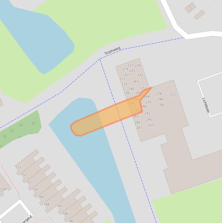 Kaart van postcodegebied 9732KD.