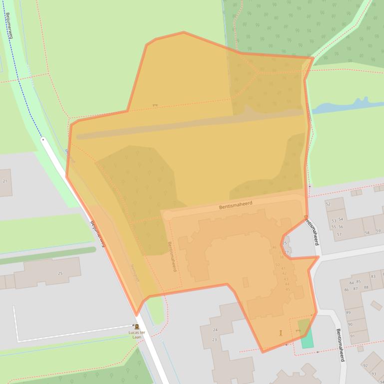 Kaart van postcodegebied 9736EC.