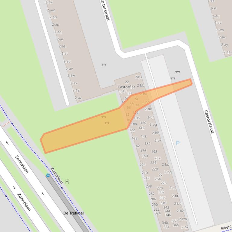 Kaart van postcodegebied 9742BR.