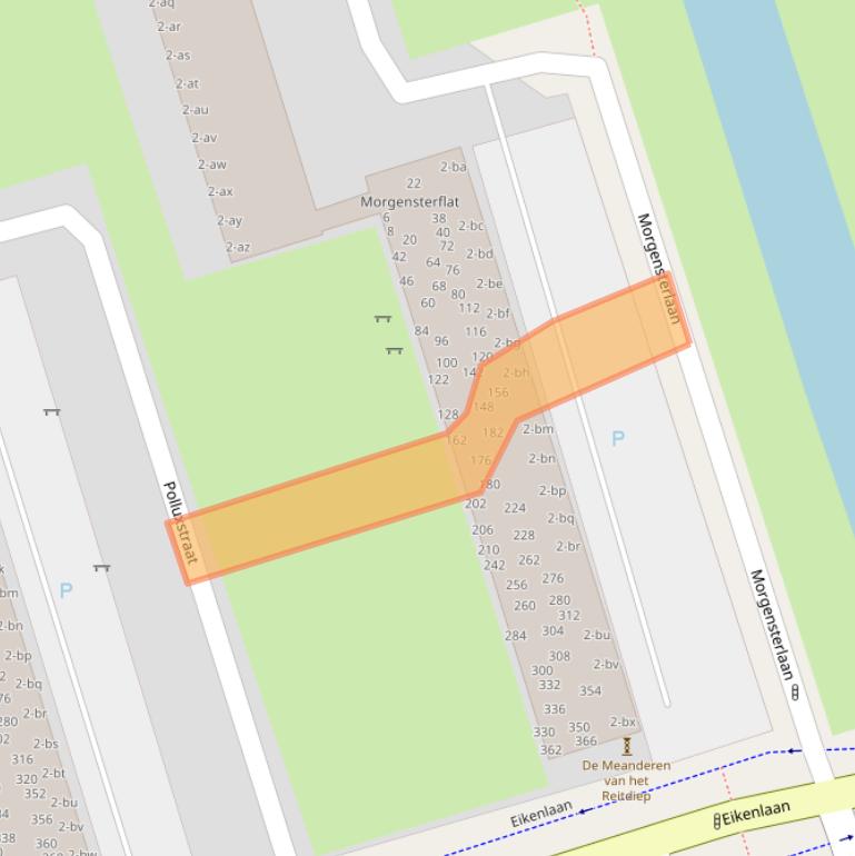 Kaart van postcodegebied 9742CN.