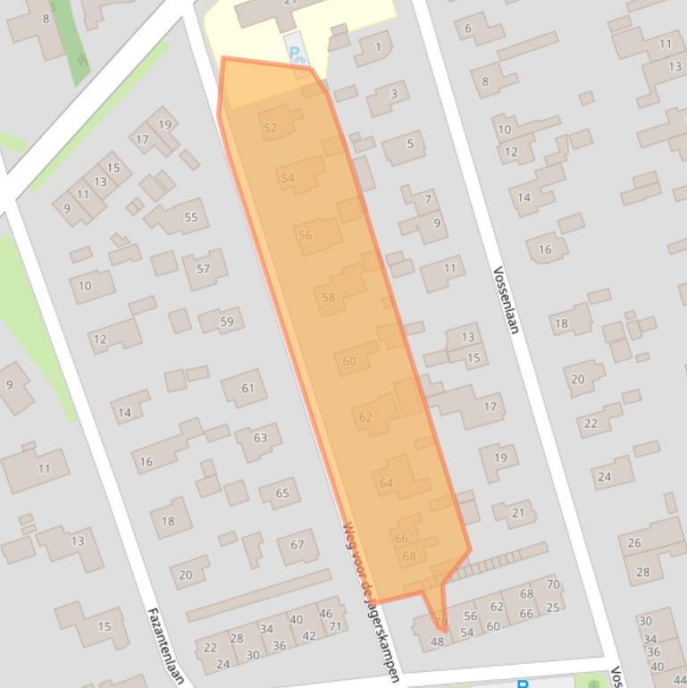 Kaart van postcodegebied 9751ER.