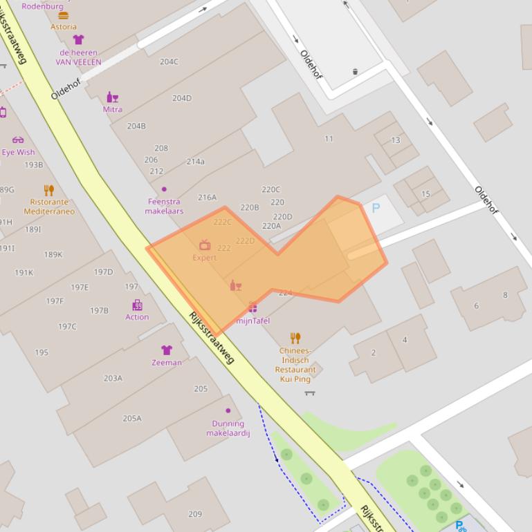 Kaart van postcodegebied 9752BT.