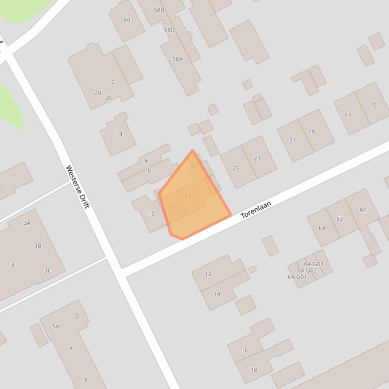 Kaart van postcodegebied 9752KB.