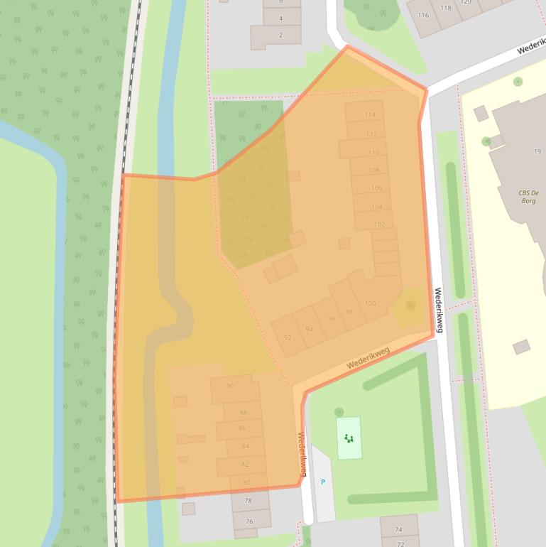 Kaart van postcodegebied 9753AE.