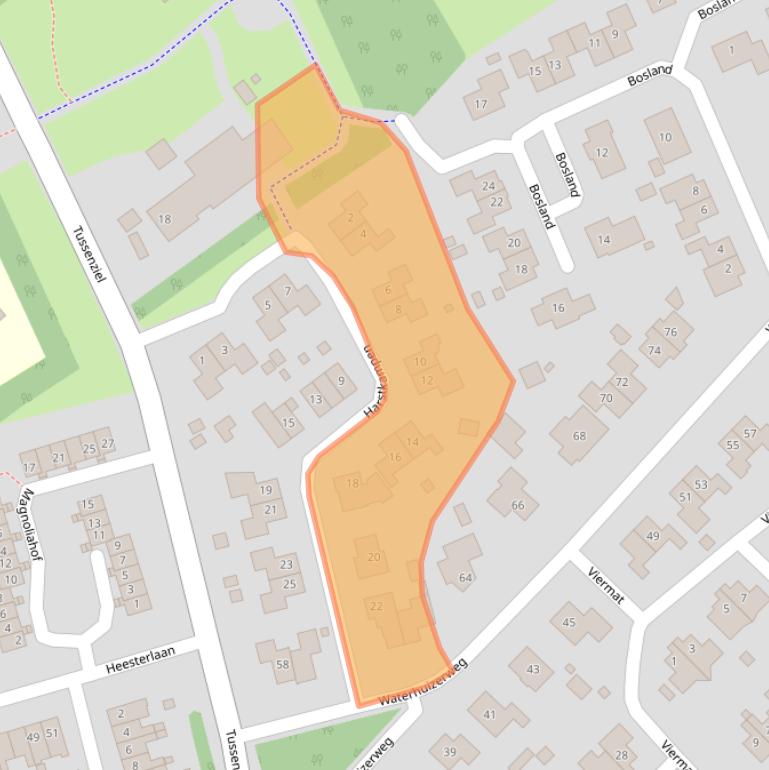 Kaart van postcodegebied 9753ET.