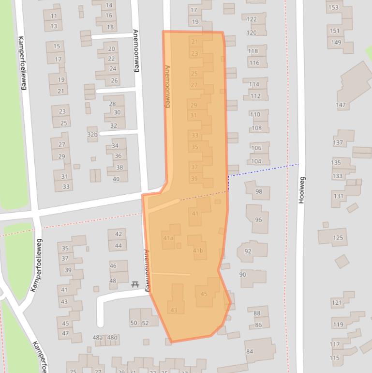 Kaart van postcodegebied 9765HD.