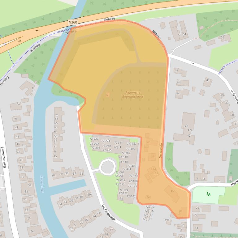 Kaart van postcodegebied 9901ES.