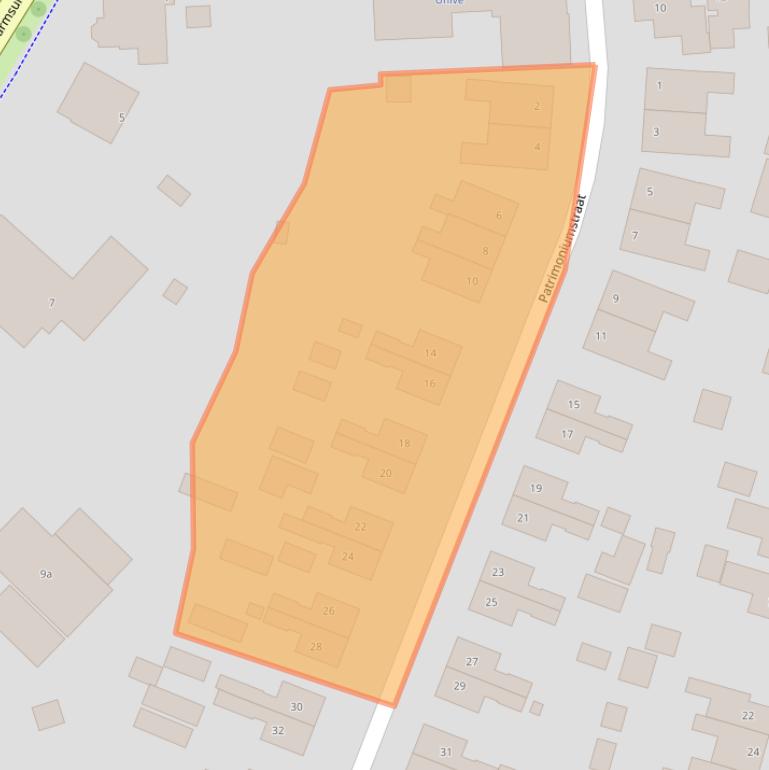 Kaart van postcodegebied 9902BE.