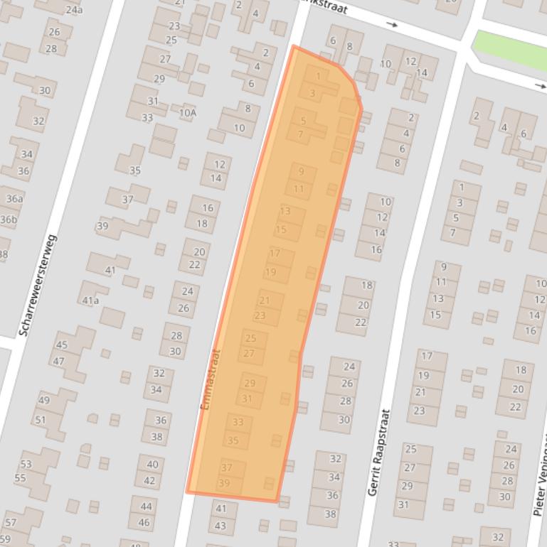 Kaart van postcodegebied 9902CP.