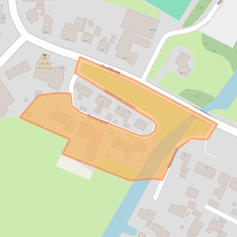 Kaart van postcodegebied 9905PK.