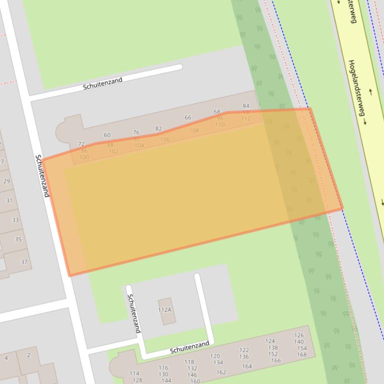 Kaart van postcodegebied 9931AH.